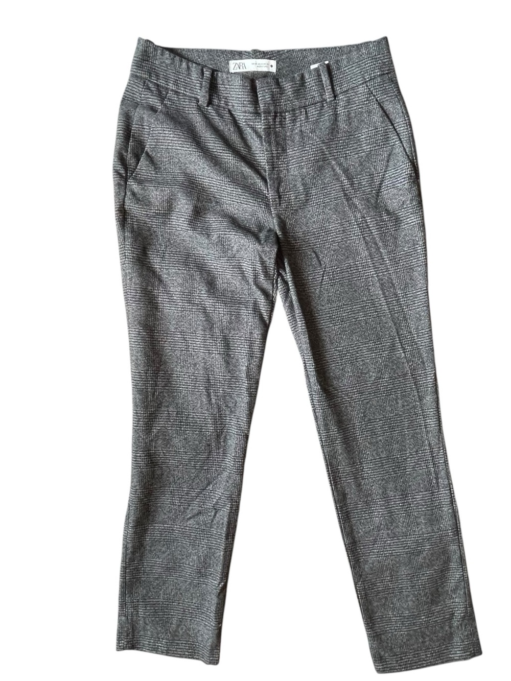 ZARA High Waisted Trouser Gray Pant Women’s size 4 Business Casual Corp Work